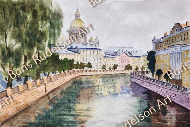 Sank-Petersburg. Mojka River