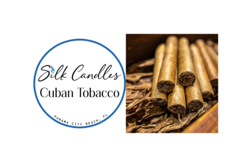 Silk candles cuban tobacco