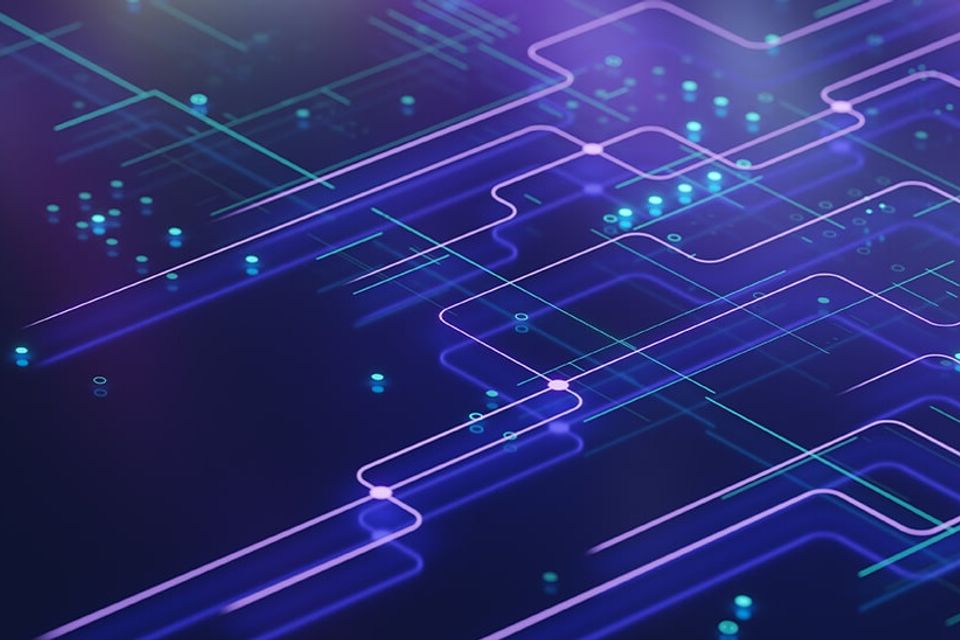 Abstract tech background