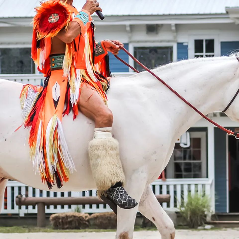 Rv frontier town native american original