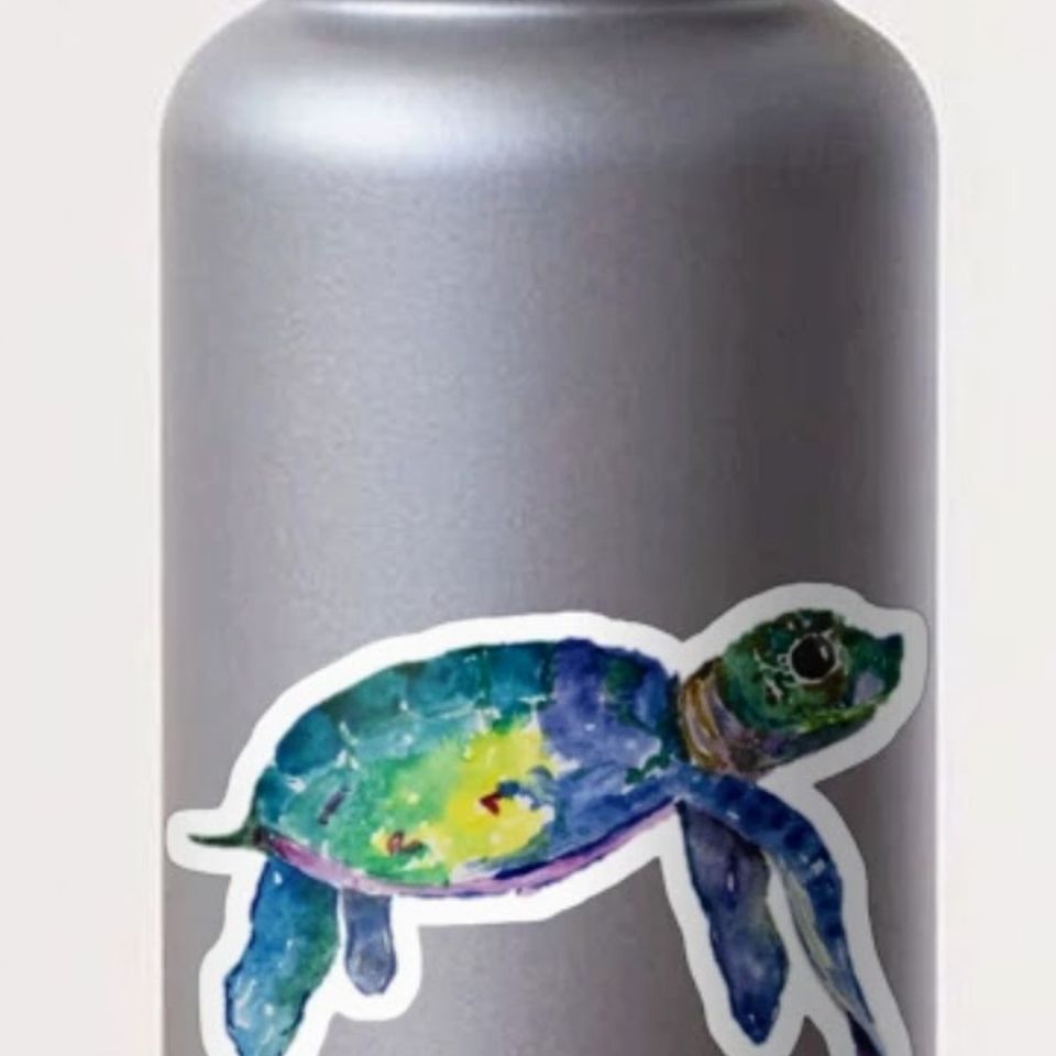 Sea turtle wcp sticker