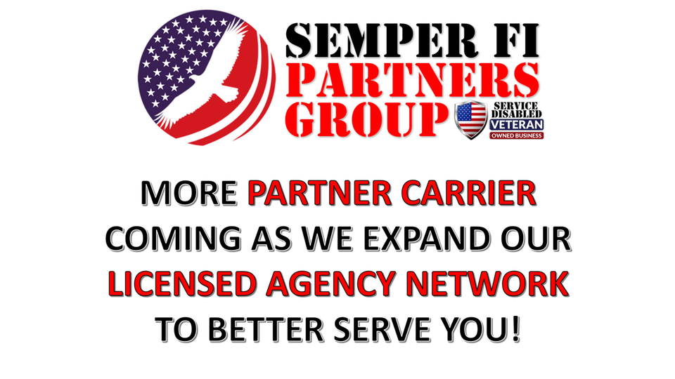 Logo partner carrier more coming   semper fi partners group branded