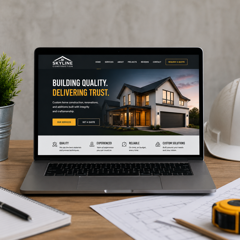 6 page professional website