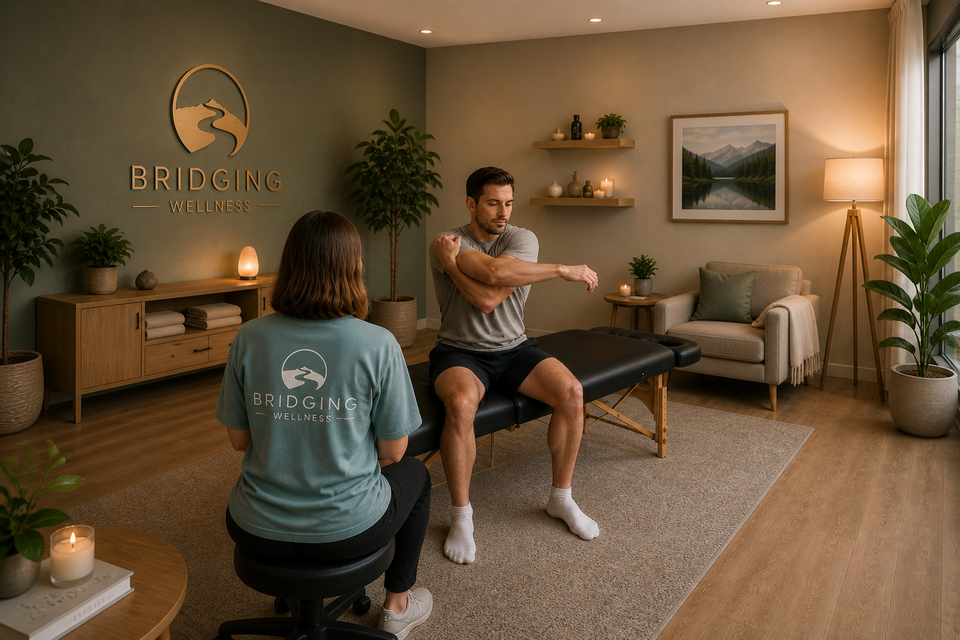 personalized stretch therapy session improving mobility and reducing pain  Headline: