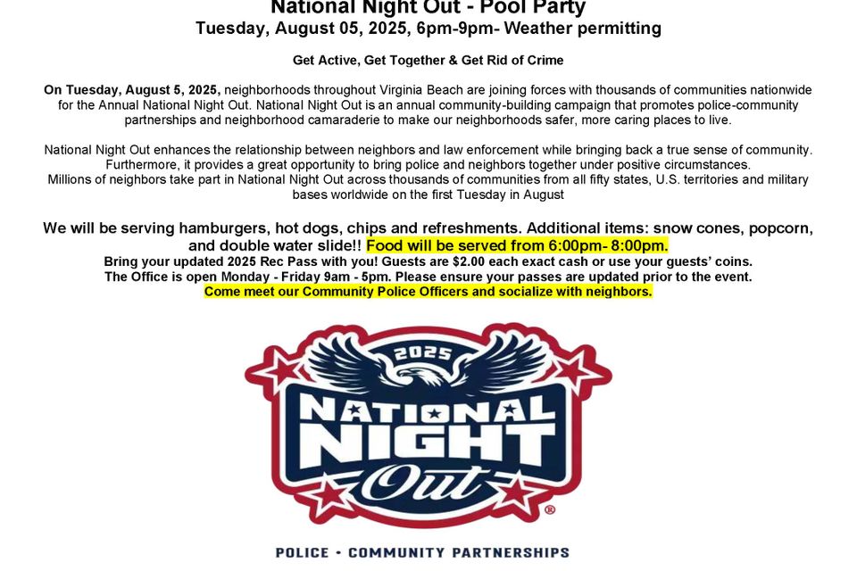 National night out 2025