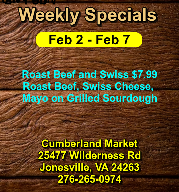 Feb 2 specials