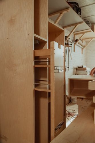 BTB Renovations custom millwork shop in Bushwick, Brooklyn — Tools & Workflow