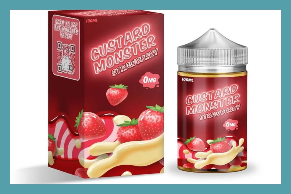 Custard Monster Strawberry E-Liquid