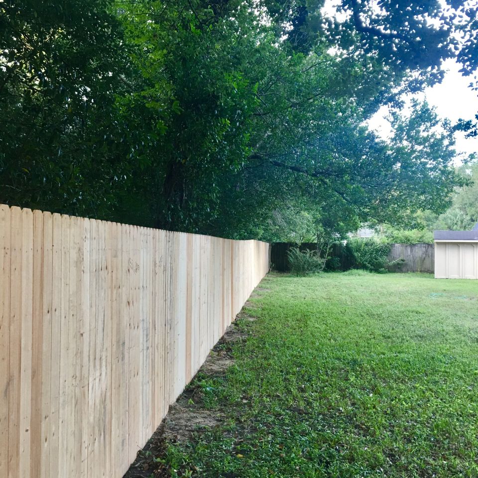 Space coast fence wood1