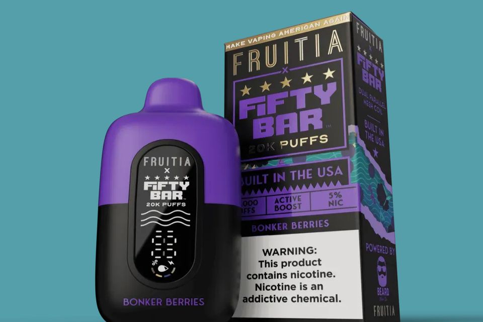 Fifty Bar Fruitia Bonker Berries Disposable Vape