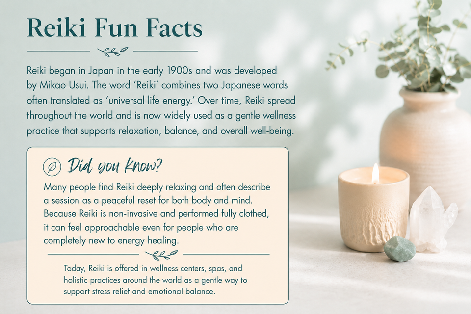 Reiki fun facts image