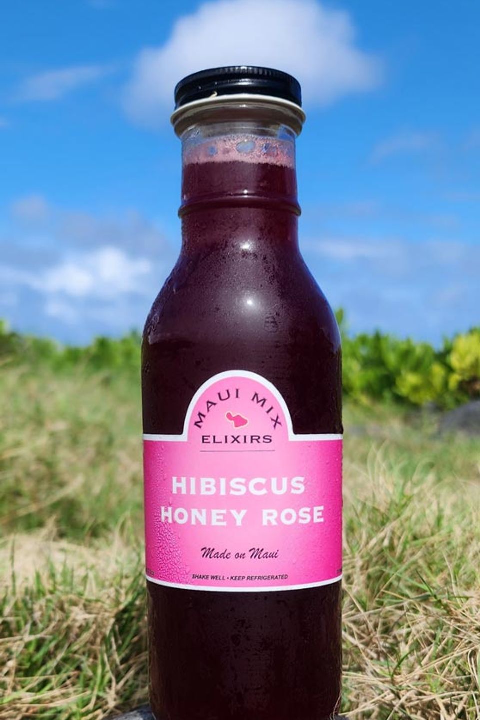 Hibiscus honey rose maui mixer