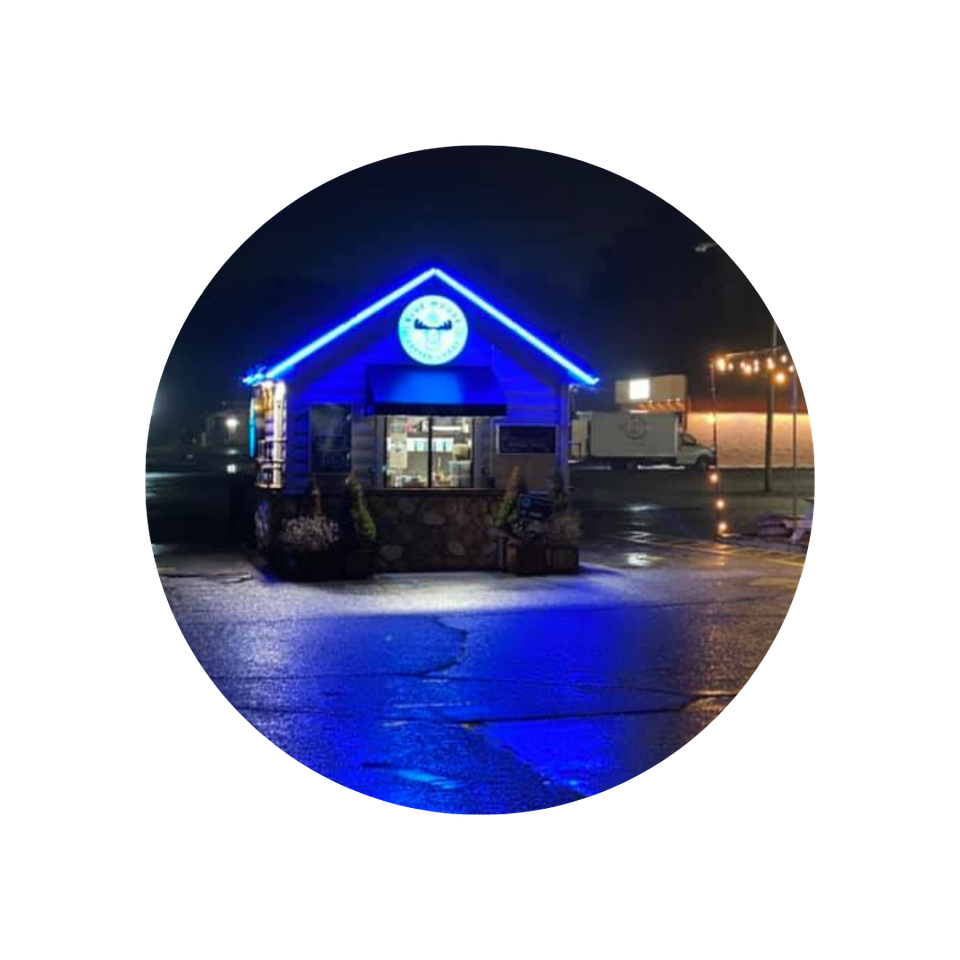 Early Morning Lenoir North Carolina at Blue Moose Coffee Lodge
