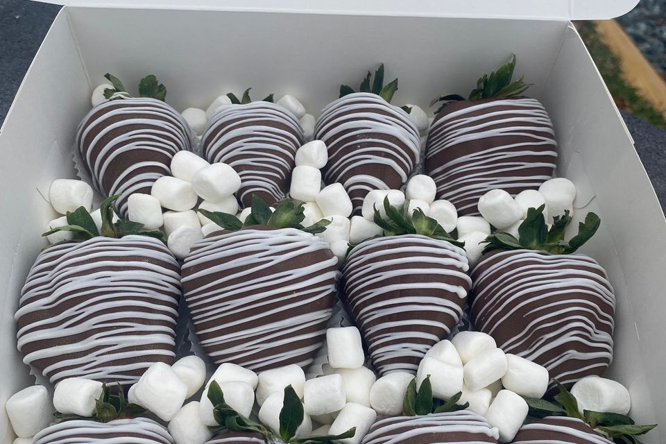 dozen chocolate covered strawberries
