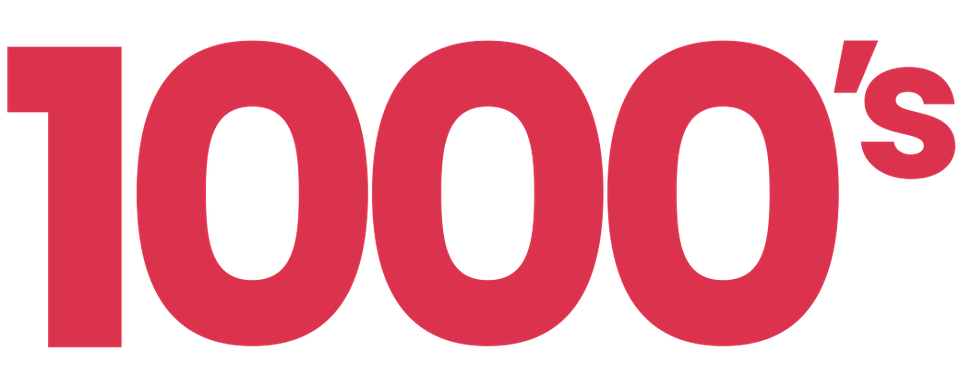 Thousands of happy customers
