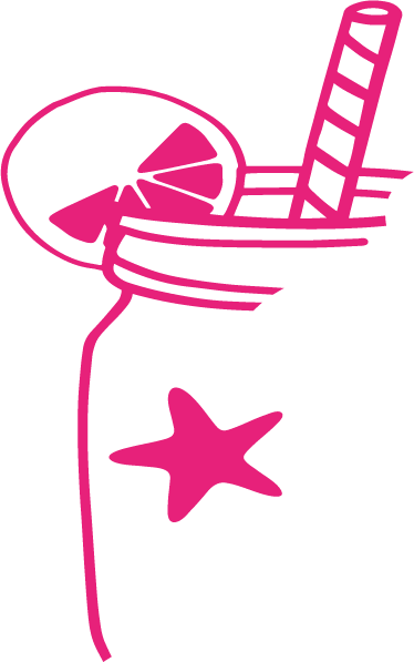 Beach   drink pink 25