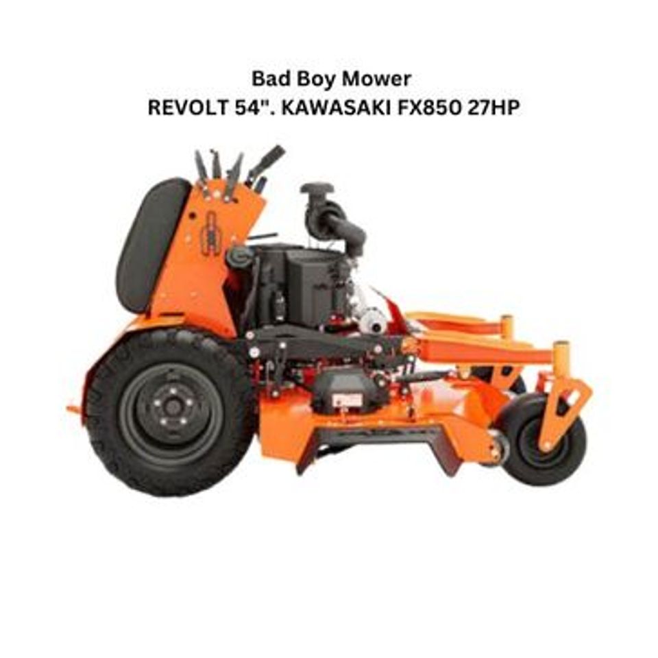 3 bad boy mower revolt 54 kawasaki fx850 27hp