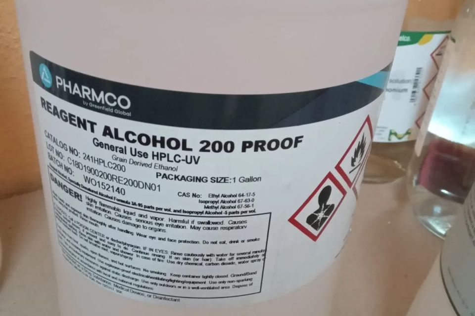 Reagent alcohol 200 proof  original