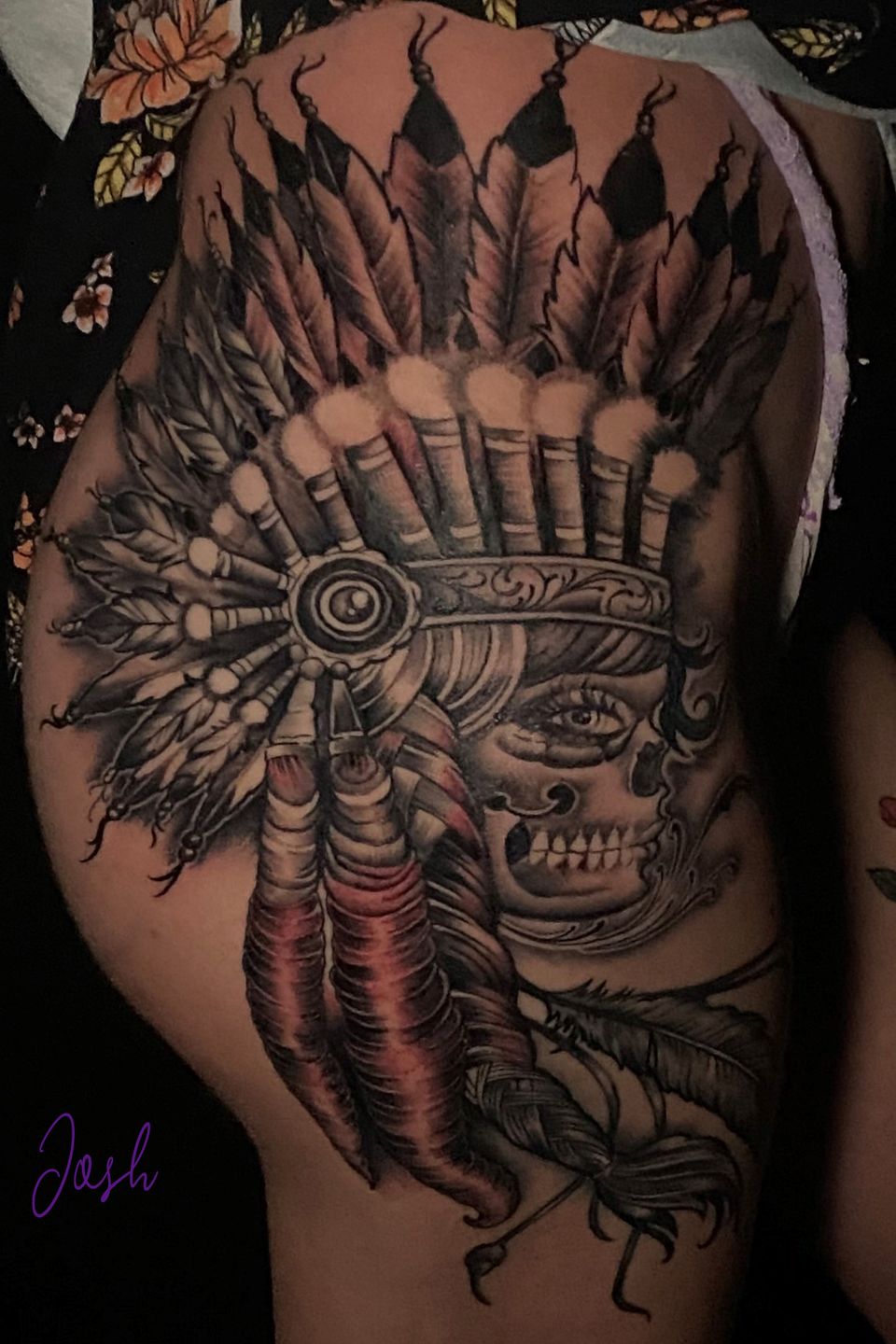 Josh skull headdress