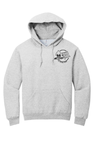 Gray hoodie front