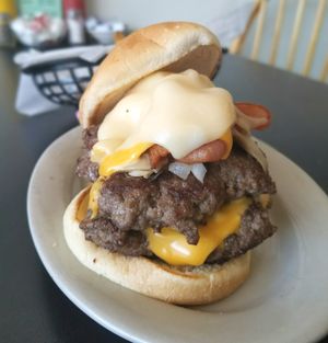Double works burger