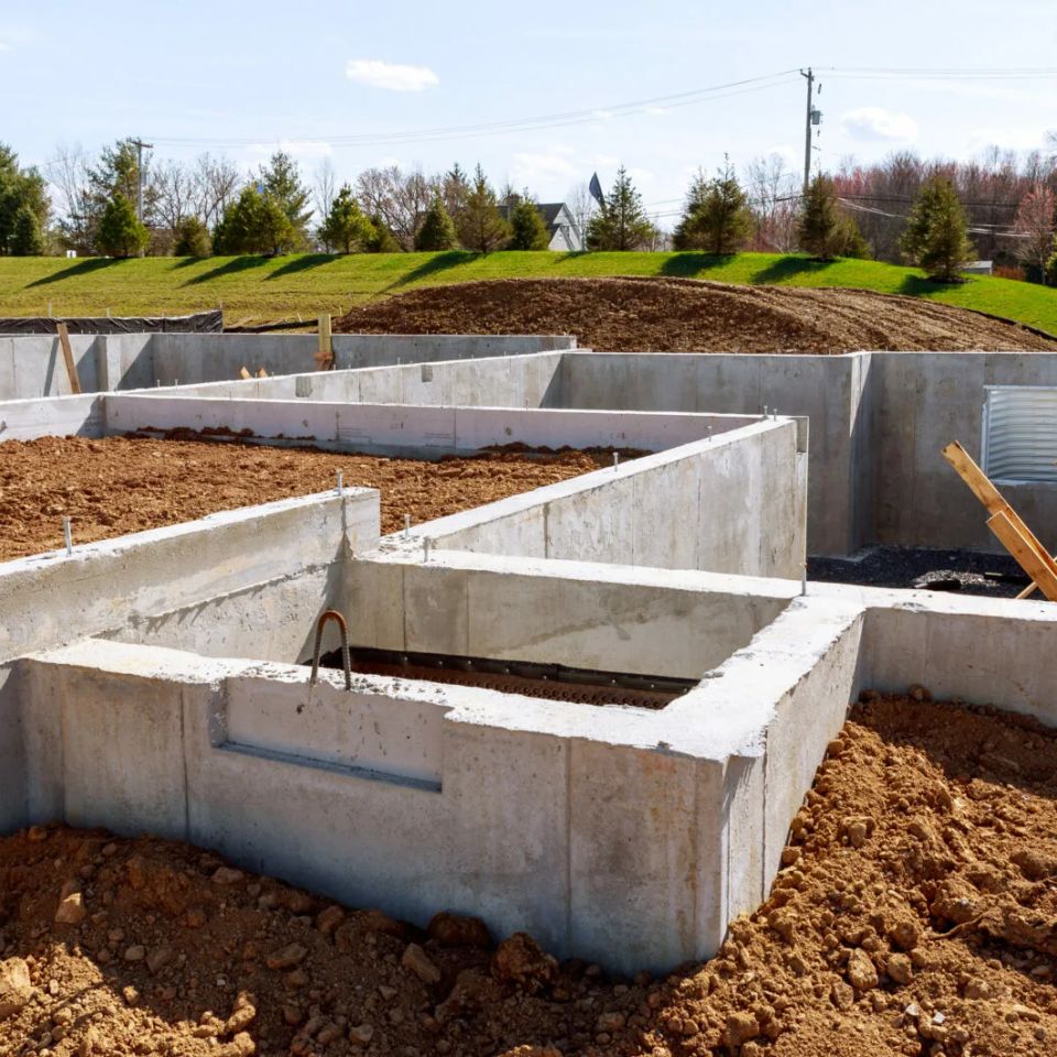 Concrete foundation