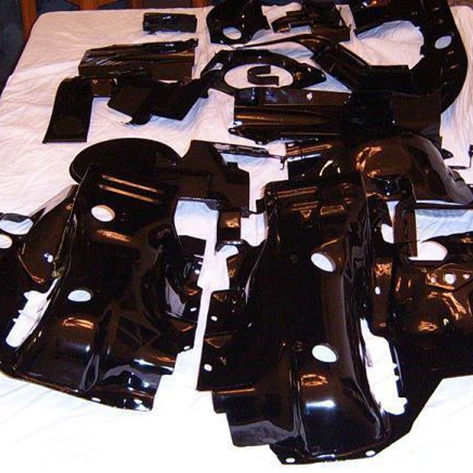 Pancake engine tin gloss black