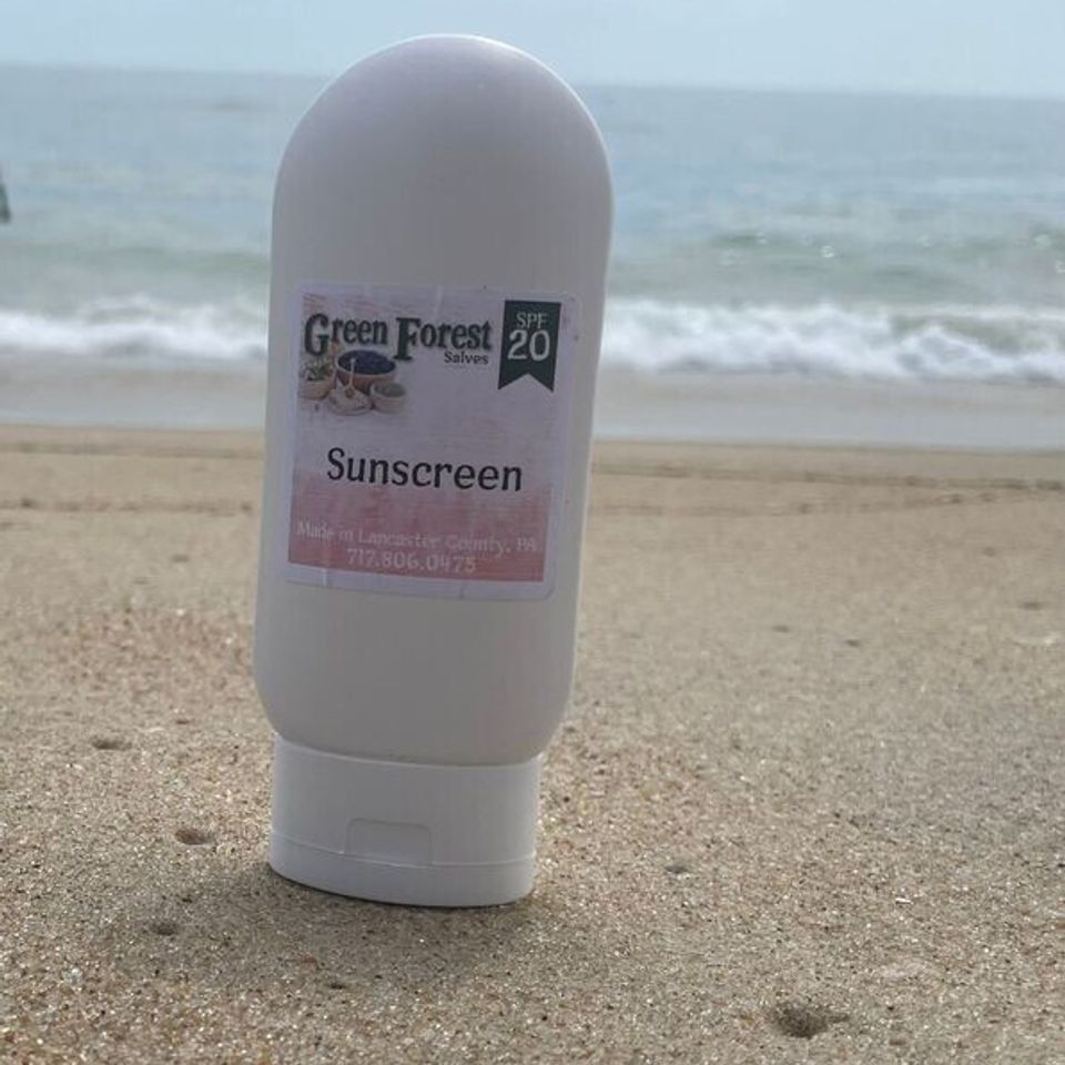 Sunscreen SPF 20 by Green Forest Soaps & Salves, Paradise, PA