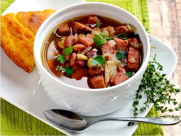 Ham   bean soup