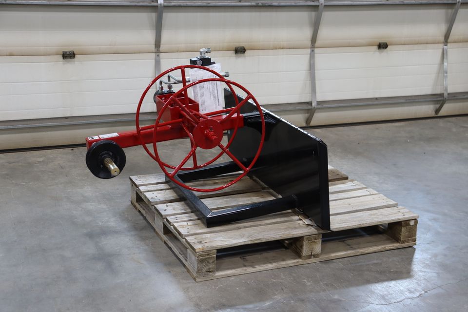 Skid steer plate wirewinder