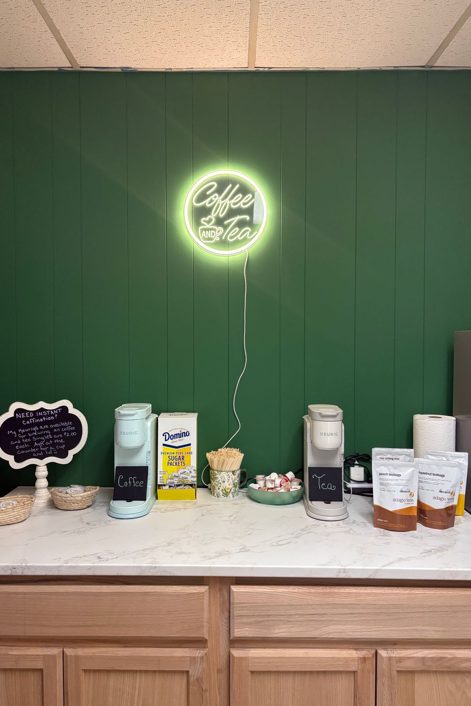 Coffee Section at Forest and Blossom