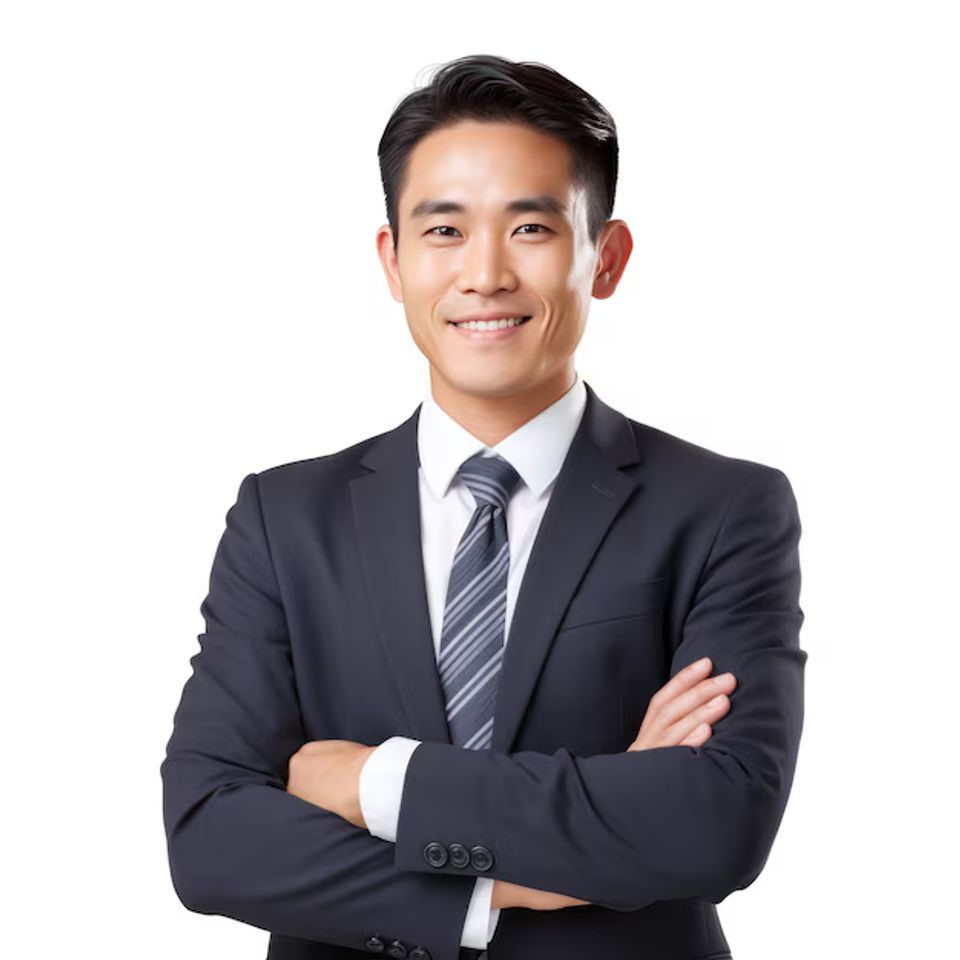 Asian businessman isolated 118124 40636