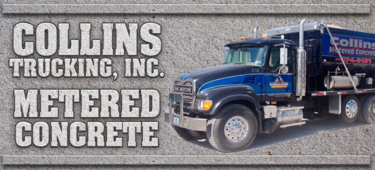 Metered Concrete Collins Trucking, Inc. 289 Ebenezer Road., Lebanon, PA 17046