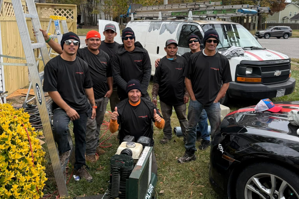 Residential roof doctor cheseapeake team