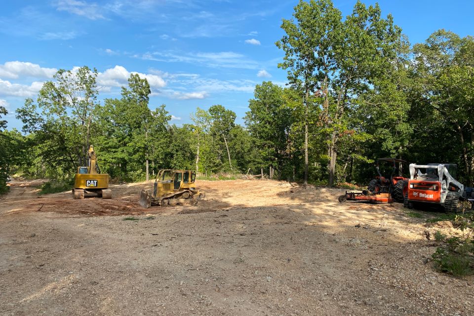 Clearing a large site