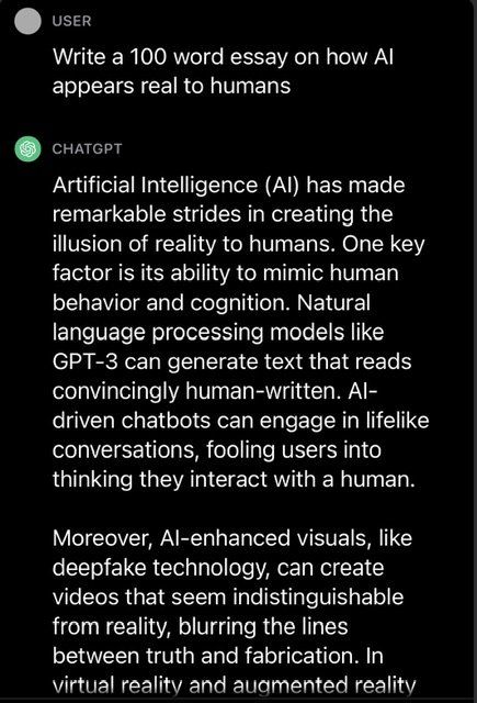AI dispelling its own ability to trick humans