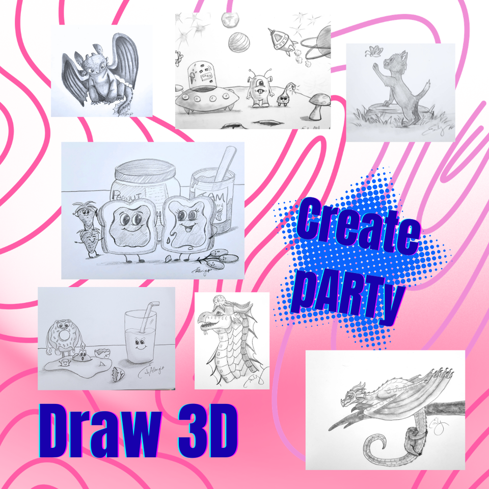 Create party draw 3d
