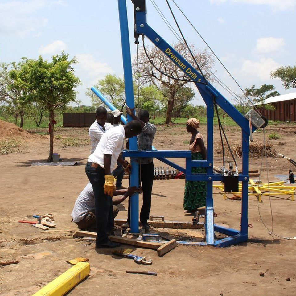 Drilling for water