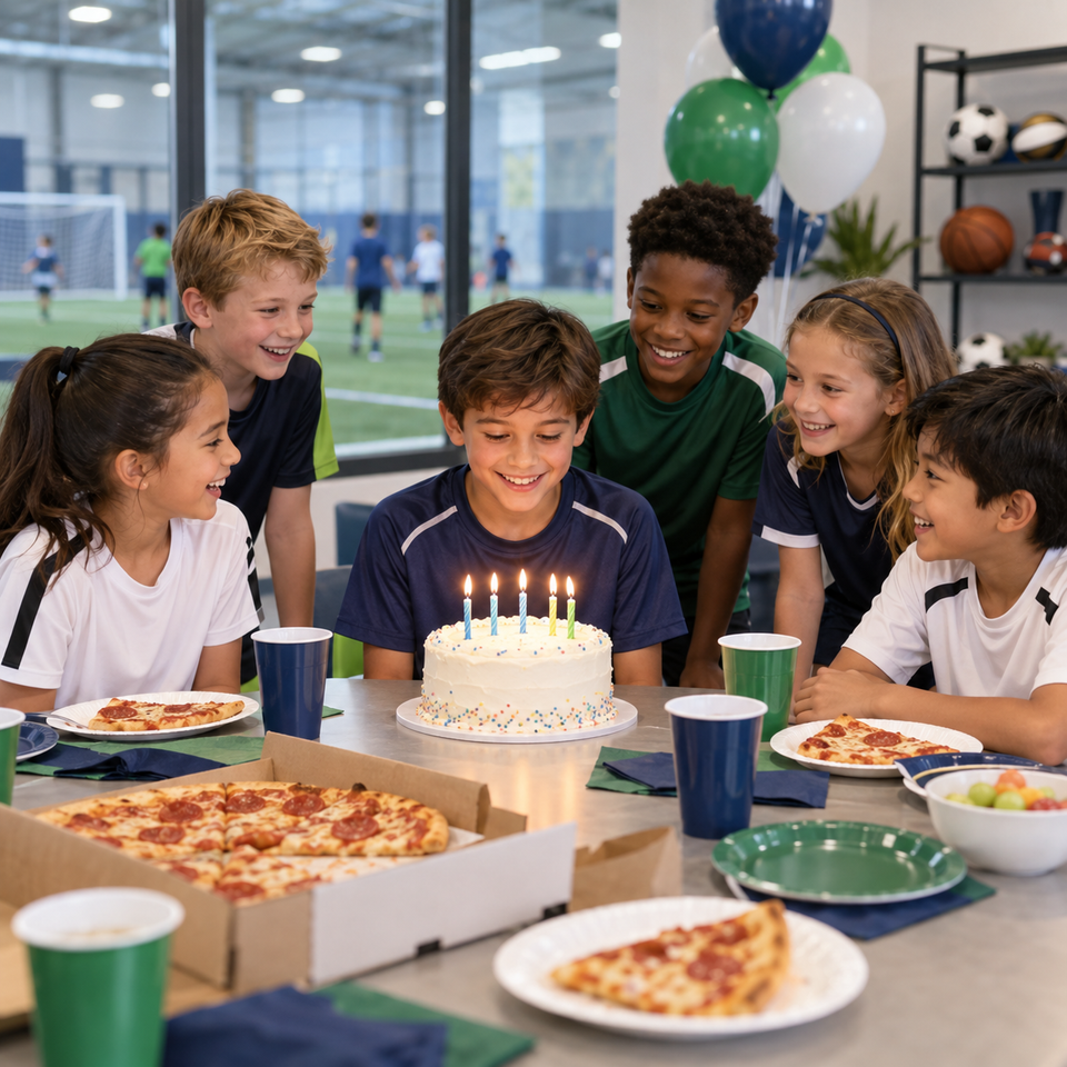 Birthday party room