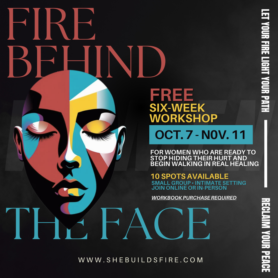 Fire behind the face flyer
