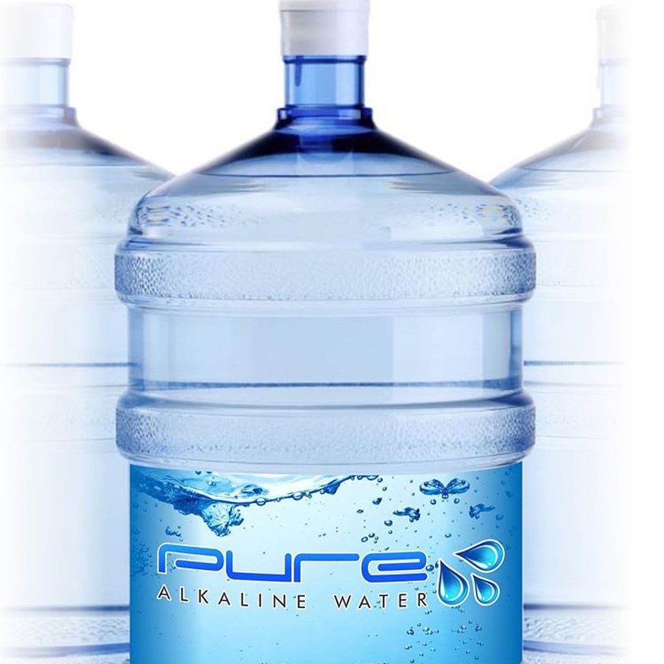 Pure alkaline water gallons