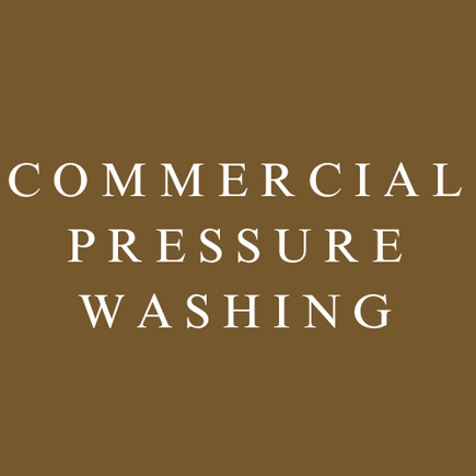 Commercial pressure washing