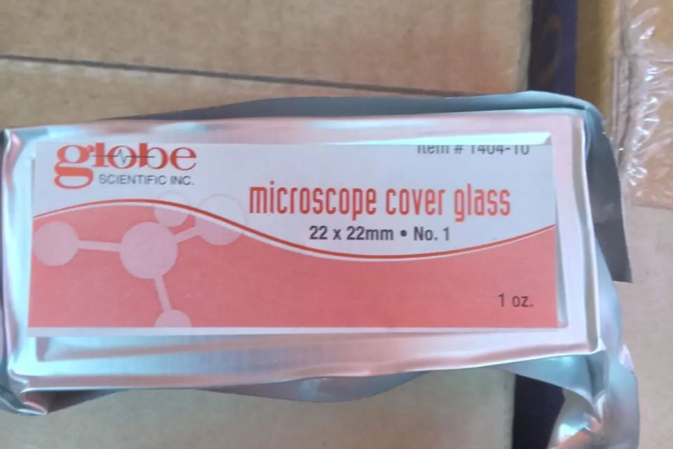 Microscope cover glass 22x22mm original