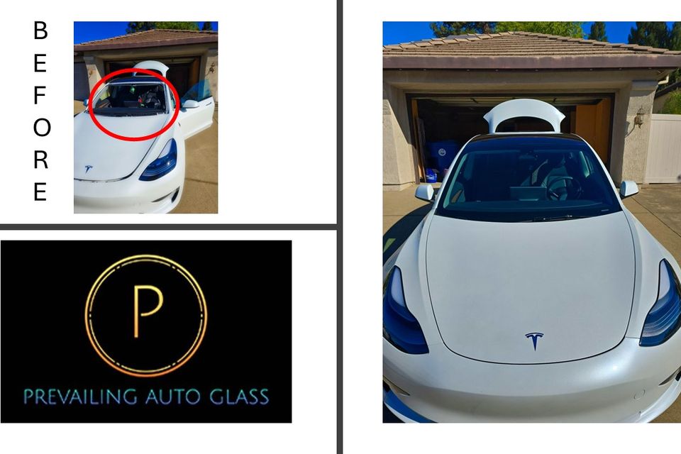 New Windshield Installed on a 2023 Tesla Model 3 in Folsom Ca