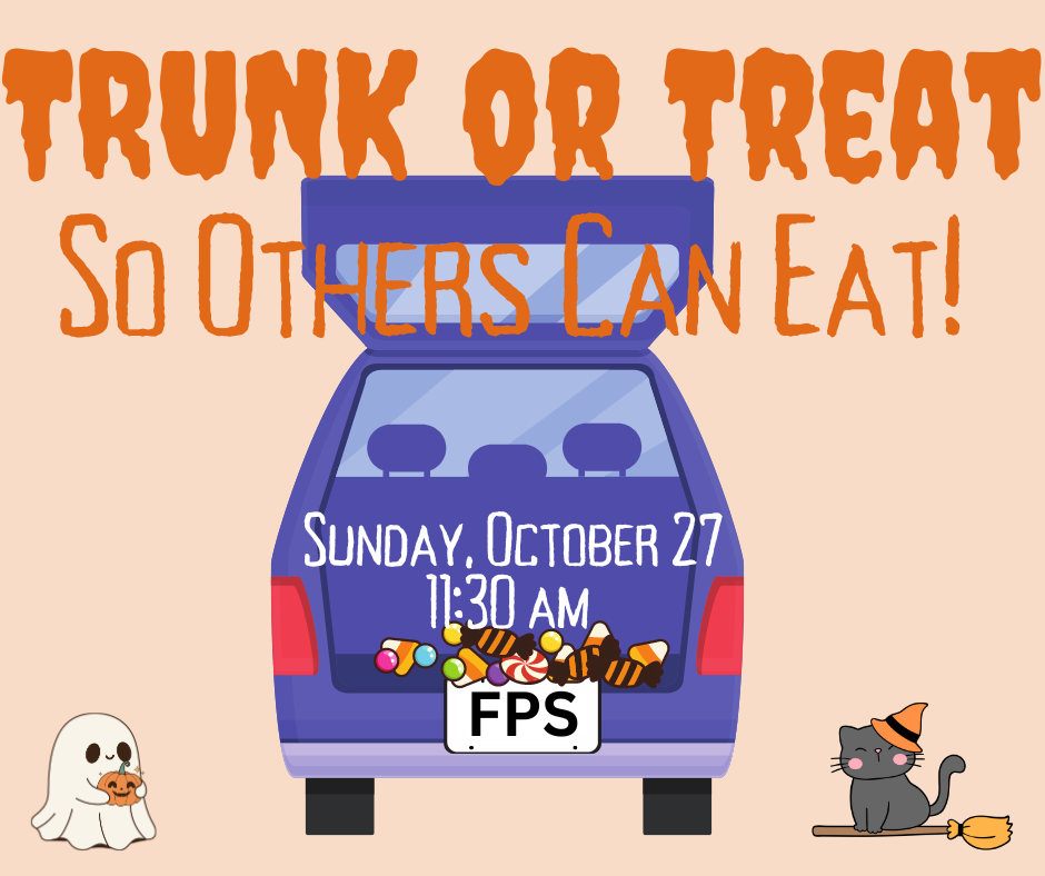 Oct 18 trunk or treat