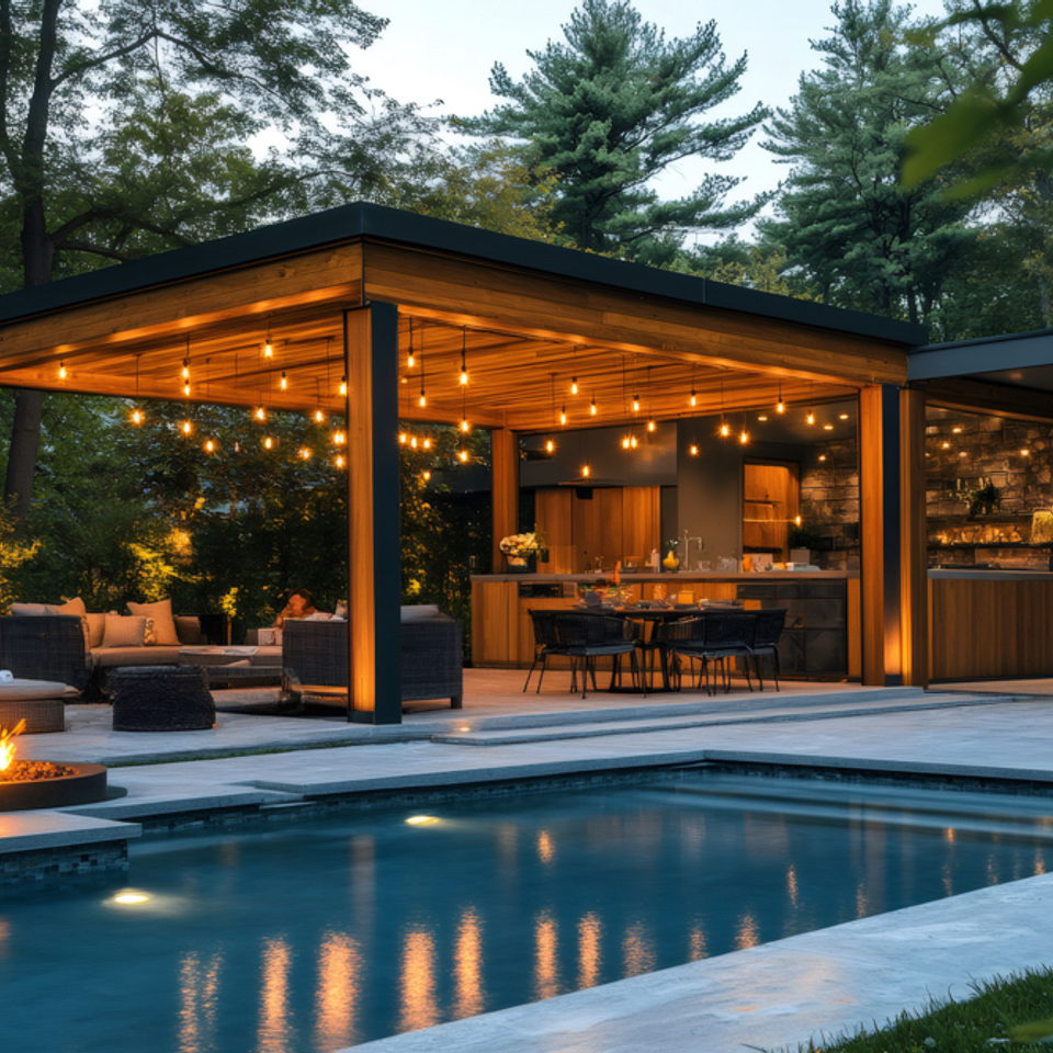 Luxe outdoor living cincinnati pools pergolas 17