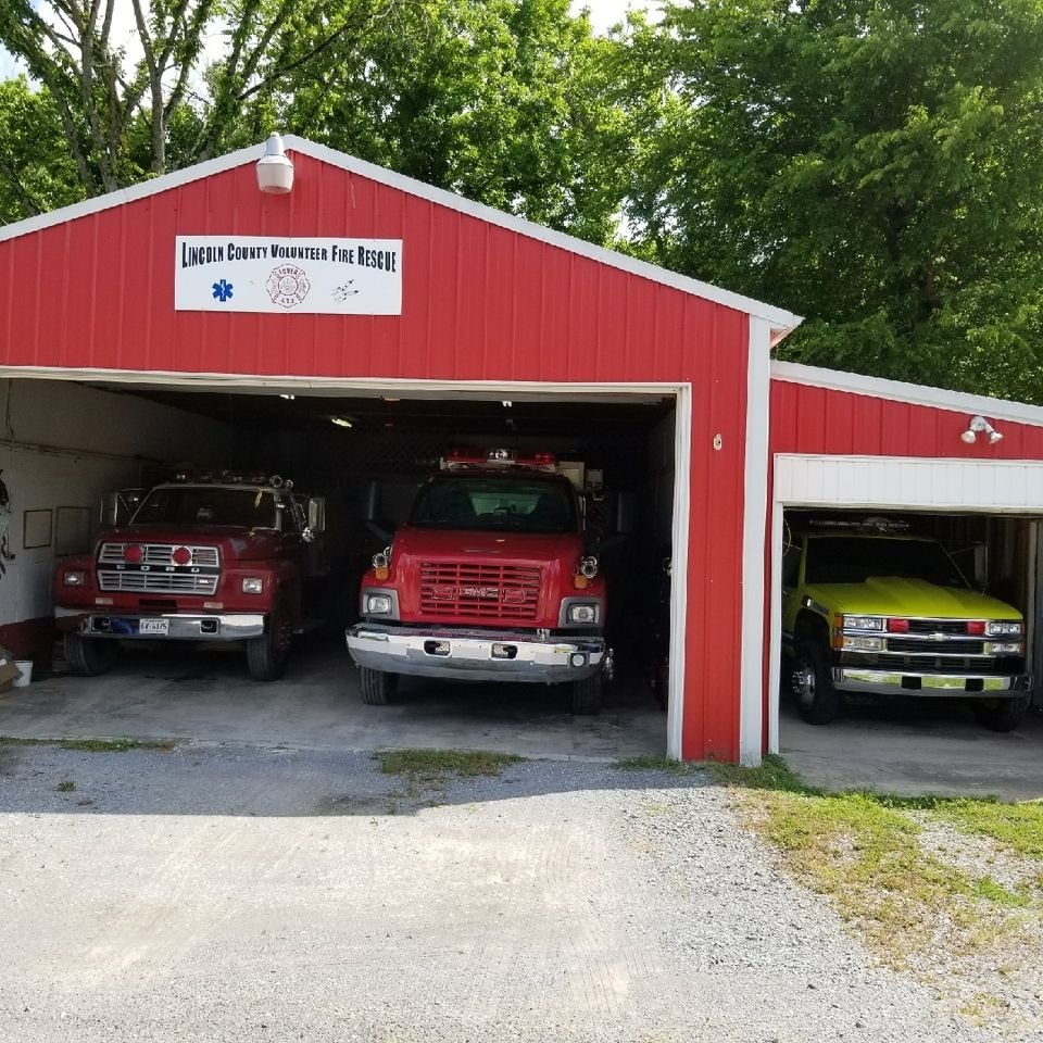 Trucks in station