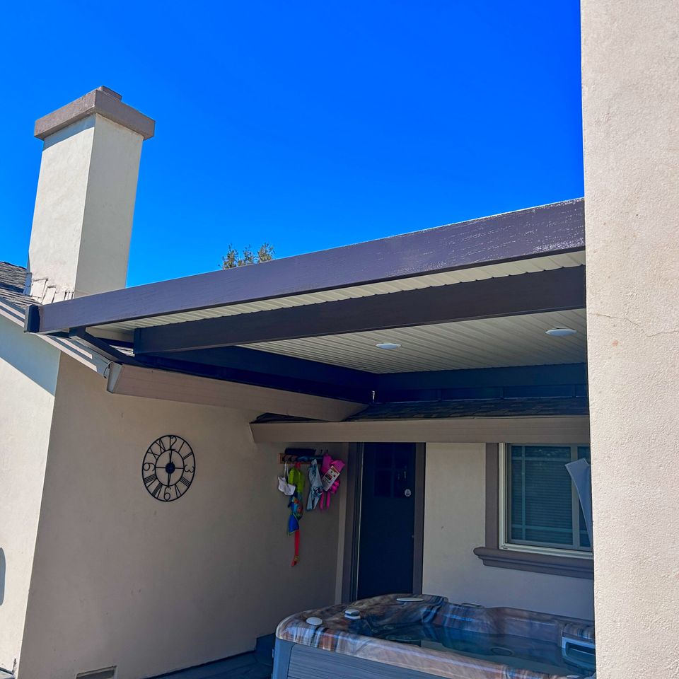 custom covered patio, Dixon, CA