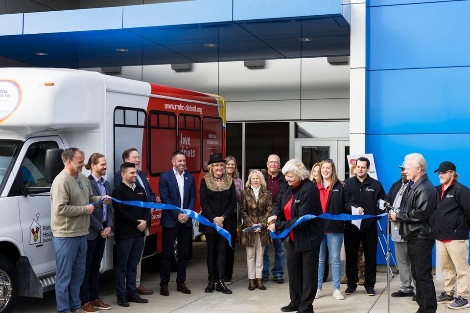 Ribbon cutting 6