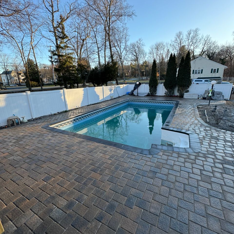 Pool deck in Westfield NJ